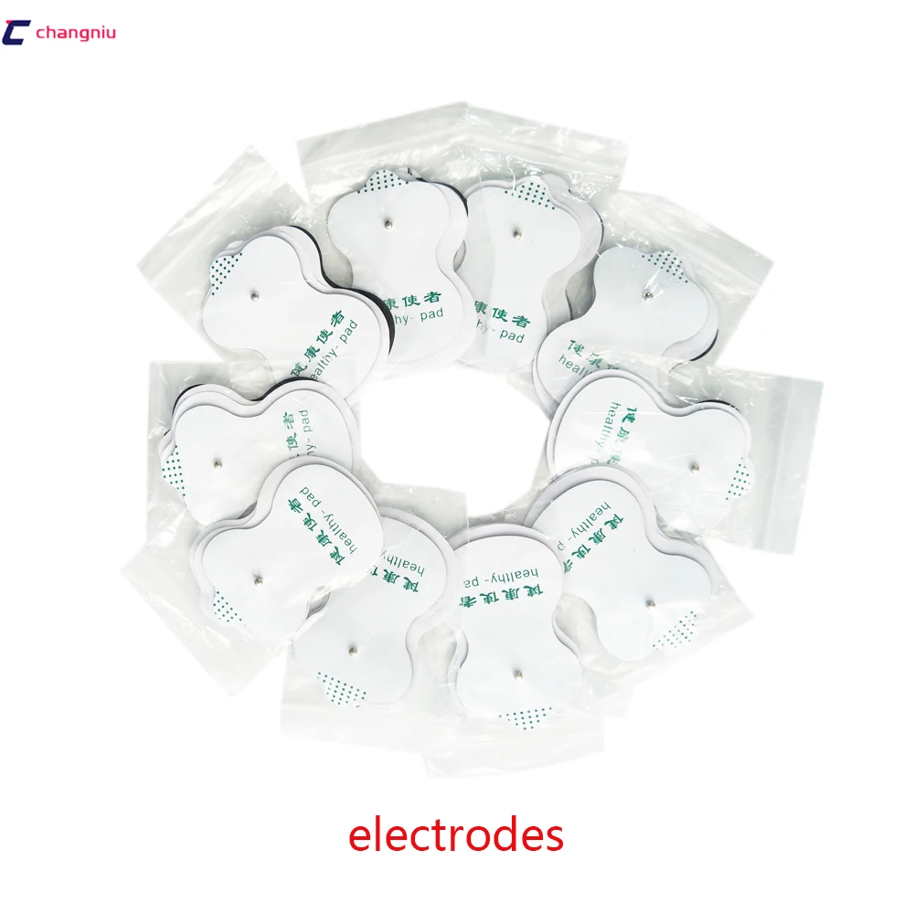 

50pcs or 100pcs good quality white Electrode Pads for Tens Acupuncture,Slimming massager , Digital Therapy Machine Massager