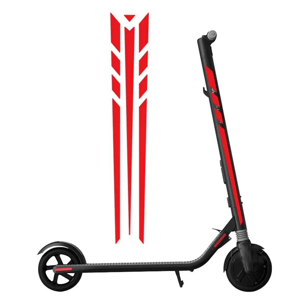 Набор светоотражающих стильных стикеров высокого качества электрический скутер скейтборд Светоотражающая наклейка s для Ninebot ES1 ES2 ES3 ES4# P10