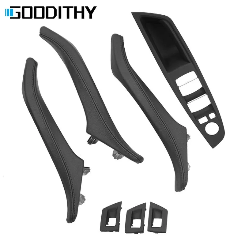 

Door Handle Car Accessories RHD Interior Door Armrest Leather Pull Handle Set RHD for BMW 5 Series F10 520 523 525 528 530 535