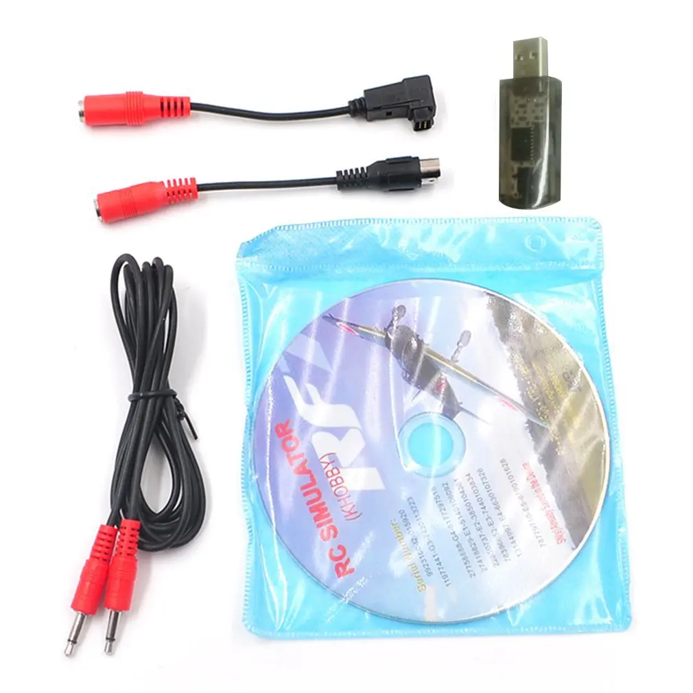 USB-кабель для симулятора полета 22 в 1 поддержка Realflight G7 phoenix 5 0 FPV-дрона Flysky i6x FUTABA