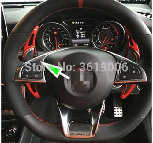 Tommia для Mercedes-Benz C63- 2 шт рулевое колесо алюминиевый сдвиг весло переключения передач расширение автомобиля-Стайлинг