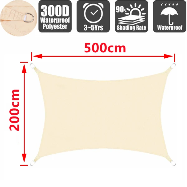 Beige 200x500cm