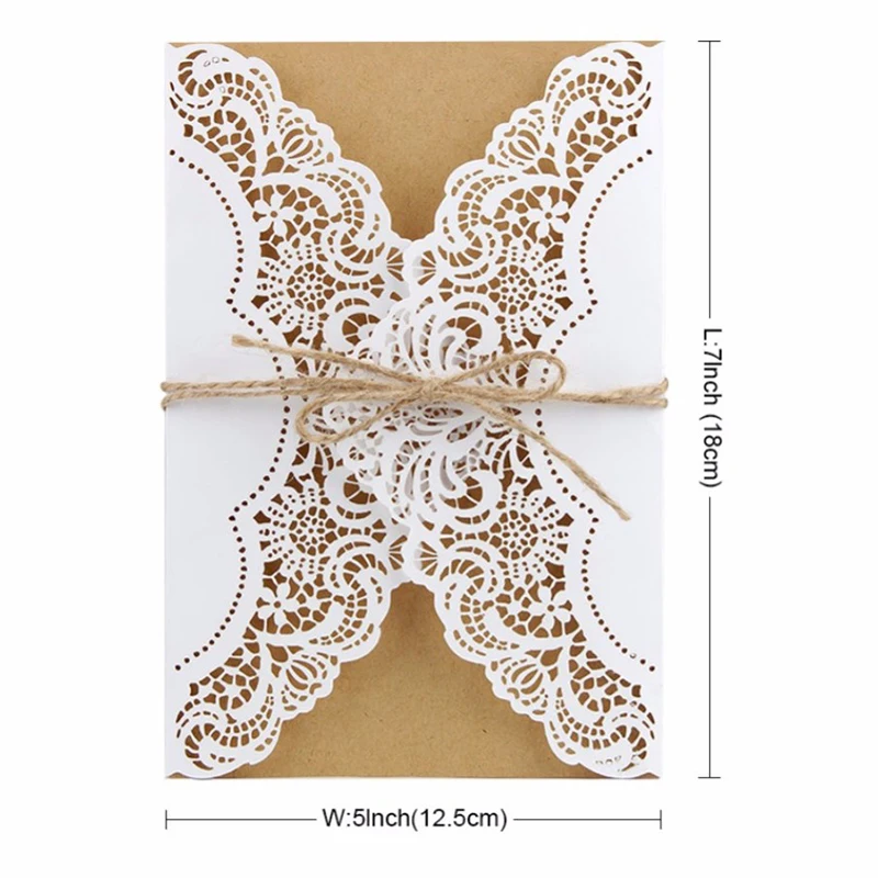 

50pcs Wedding Invitations Envelopes Birthday Greeting Card Decoration Party Children\\\\\\\\\\\\\\'s Birthday Parties