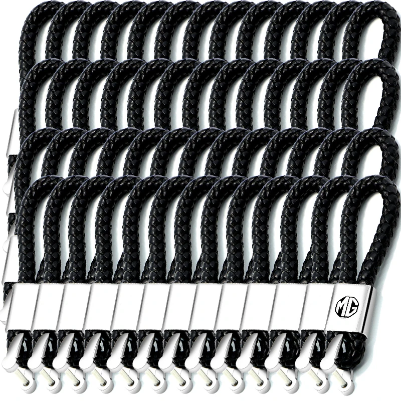 1pcs Braided Rope Car Logo Keychain Auto Keyring Automotive Emblem Goods for Mercedess Benzs W203 W204 W205 W211 W212 W213 W221
