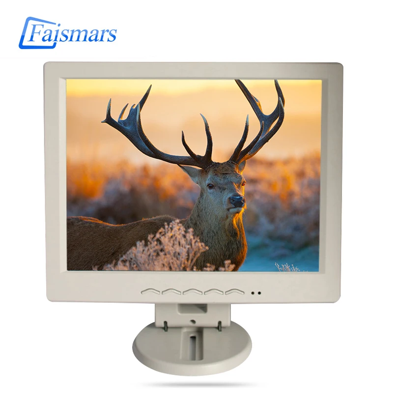 ЖК монитор с пластиковой рамкой 12 1 дюйма 1024*768 для Pos машины VGA/AV/TV/HDMI/USB|Мониторы| |