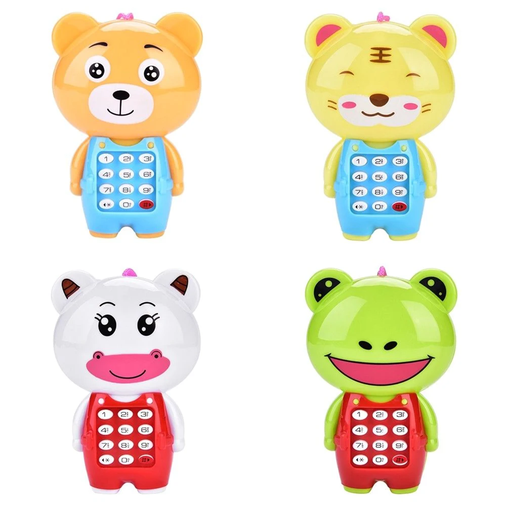 

Electronic Toy Phone Musical Mini Cute Children Phone Toy Early Education Cartoon Mobile Phone Telephone Cellphone Baby Toys