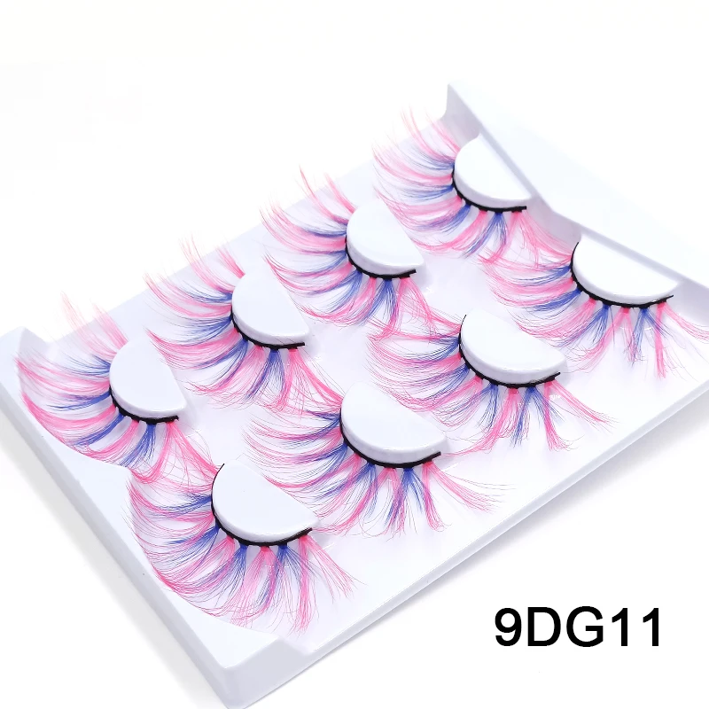 Okaylash 25mm 27mm Long Colorful Eyelashes Hot Pink Faux Mink Colored Lashes Cruelty Cosplay Halloween Cilias -Outlet Maid Outfit Store H89a99fa33d854615ada6243c37df5e0dl.jpg