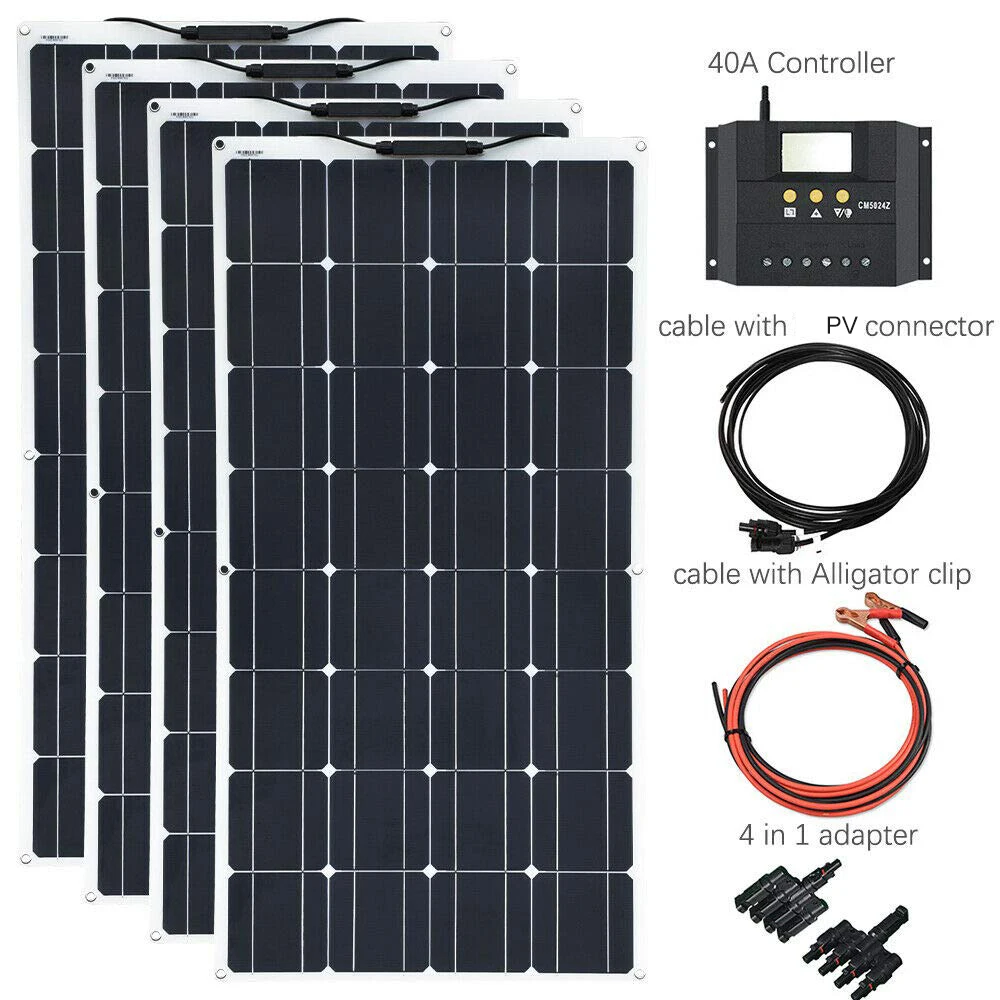 Xinpuguang 400 w flexível painel solar 4x100