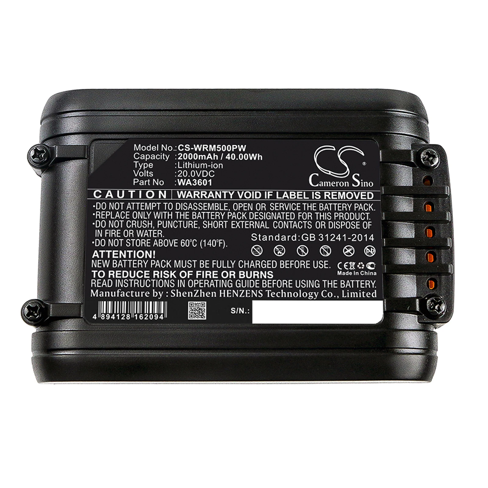 Pil icin Worx Landroid M800 Landroid SO500i WR110MI WR130E WR142E WR155E WA3601 20.0V mA AliExpress