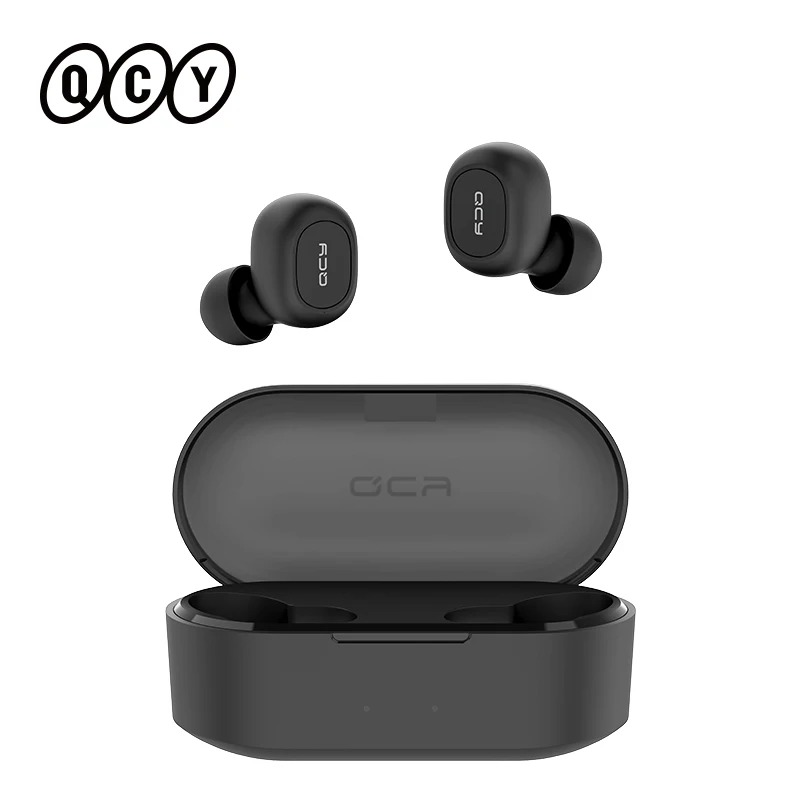 Hot Products! QCY T1C Power HiFi stereo earphone wireless headset Bluetooth 5.0 headphone AAC earbuds with microphone customizing APP