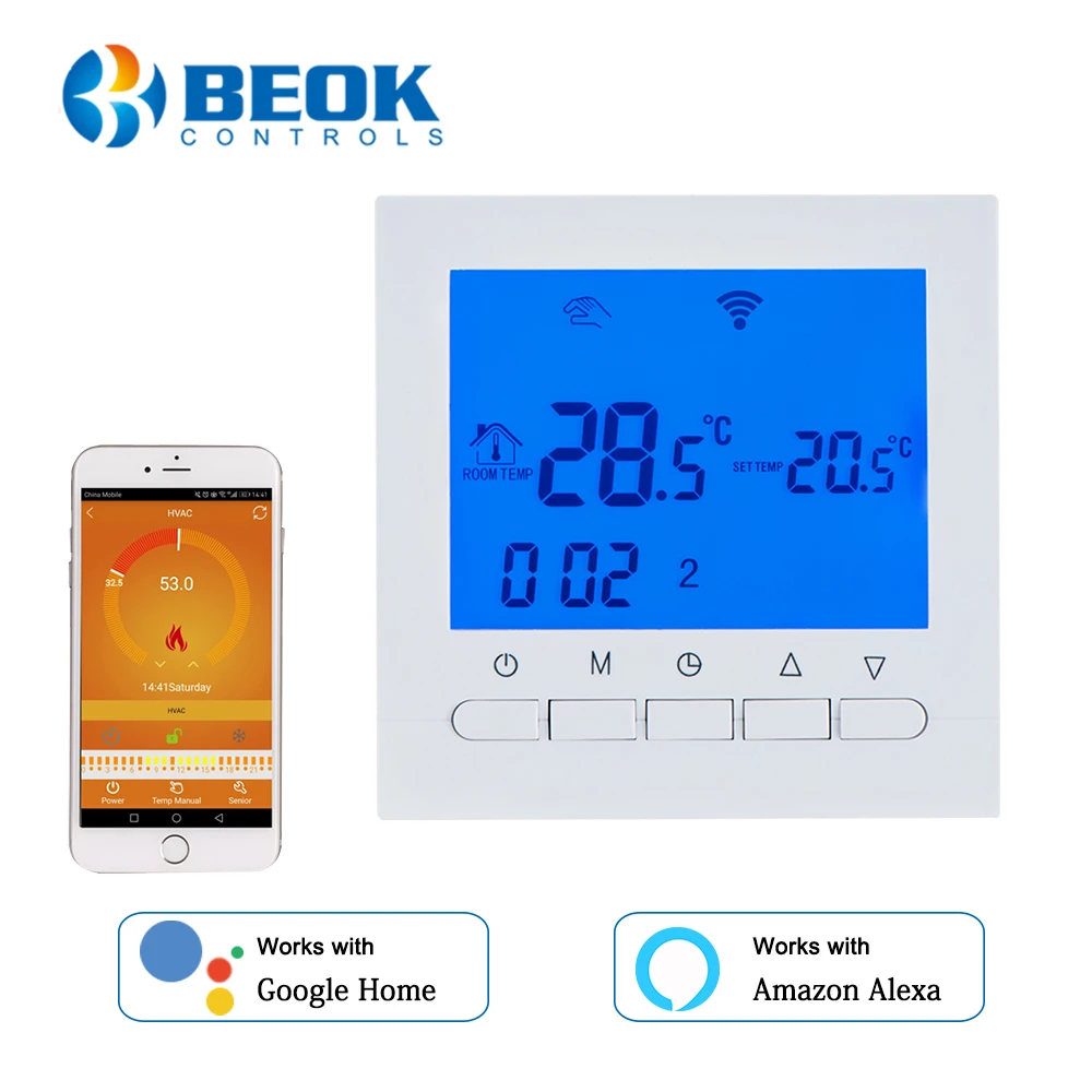 riem Labe Modernisering Beok Blauwe Achtergrondverlichting Hand En Wifi Thermostaat Voor Gas Boiler  Programma Energie Besparen Verwarming Temperatuur Regulator  Termostato|controller thermostat|temperature regulatorthermostat control -  AliExpress