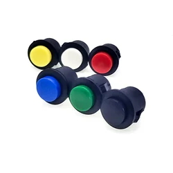 6 pcsR13-507K 6colors 16mm buckle without lock 250V 3A push button switch metal tactile self-resetting miniature Bouton Poussoir