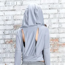 New Yoga Fitness Wear Autumn and Winter Breathable Quick-drying Short Jacket Sports Running Yoga Wear Women jacket Hollow back