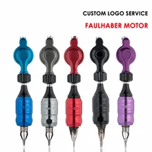 Роторная татуировка машина бесщеточный FAULHABER двигатель ход глубина 4 мм поддержка пользовательского логотипа услуги ЧПУ Резьба