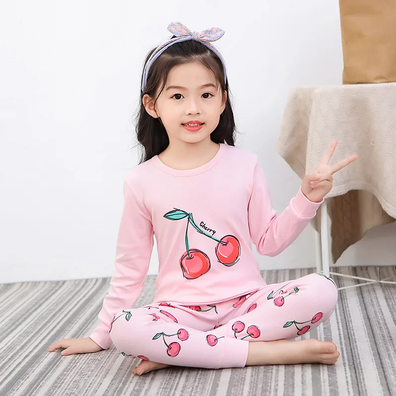 Sleepwear & Robes	 2022 Pyjamas New Children's Night Clothes 30 Color Style Toddler Pajamas Autumn Winter Boys Girls Sleepwear Cartoon Print 2pcs custom pajama sets	 Sleepwear & Robes