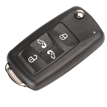 

Kutery 10pcs 2/3/4 Buttons Folding Remote Car Key Case Shell For VW Golf Seat Altea Alhambra Ibiza Polo Passat B5 Tiguan