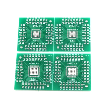 

5pcs QFN 56 64 SMD Turn to DIP Adapter PCB Board Converter Plate 0.5/0.8 mm