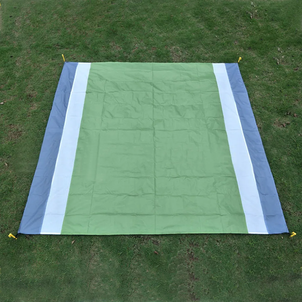 Army Green Складной Открытый Кемпинг портативный чехол одеяло водонепроницаемый путешествия пикник большой песок бесплатно пляжный коврик для сна наземный полиэстер - Цвет: Army Green