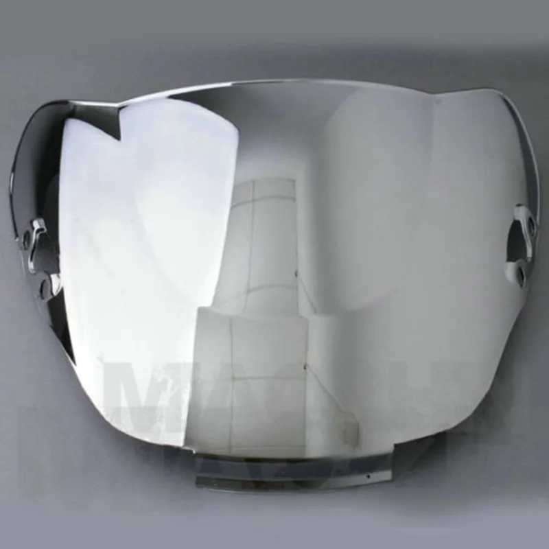 Chrome Мотоциклетное ветровое стекло для Honda CBR600 CBR 600 F2 1991-1994 1992 1993 черный/синий/прозрачный/хром - Цвет: Chrome