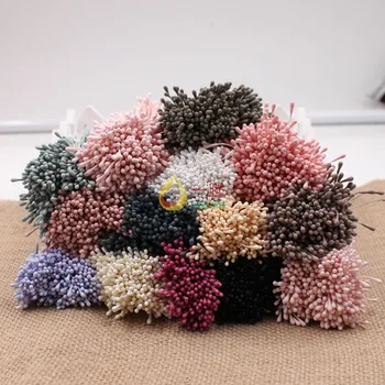 

1mm Environmentally Friendly Matte Flower Heart Rui Gypsum Match Stem Flower Core Wire Screen Imitation Flowers Ornament Headdre