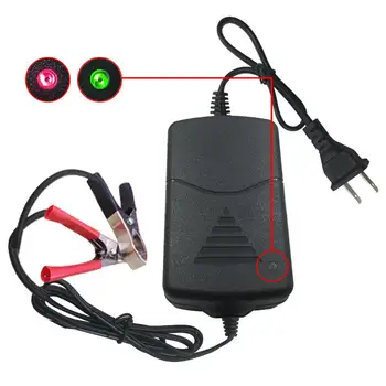 

12V 1A Universal Portable Car Truck Motorcycle Alligators Clip Battery Charger Automatic Battery Charger 85cm Accessories