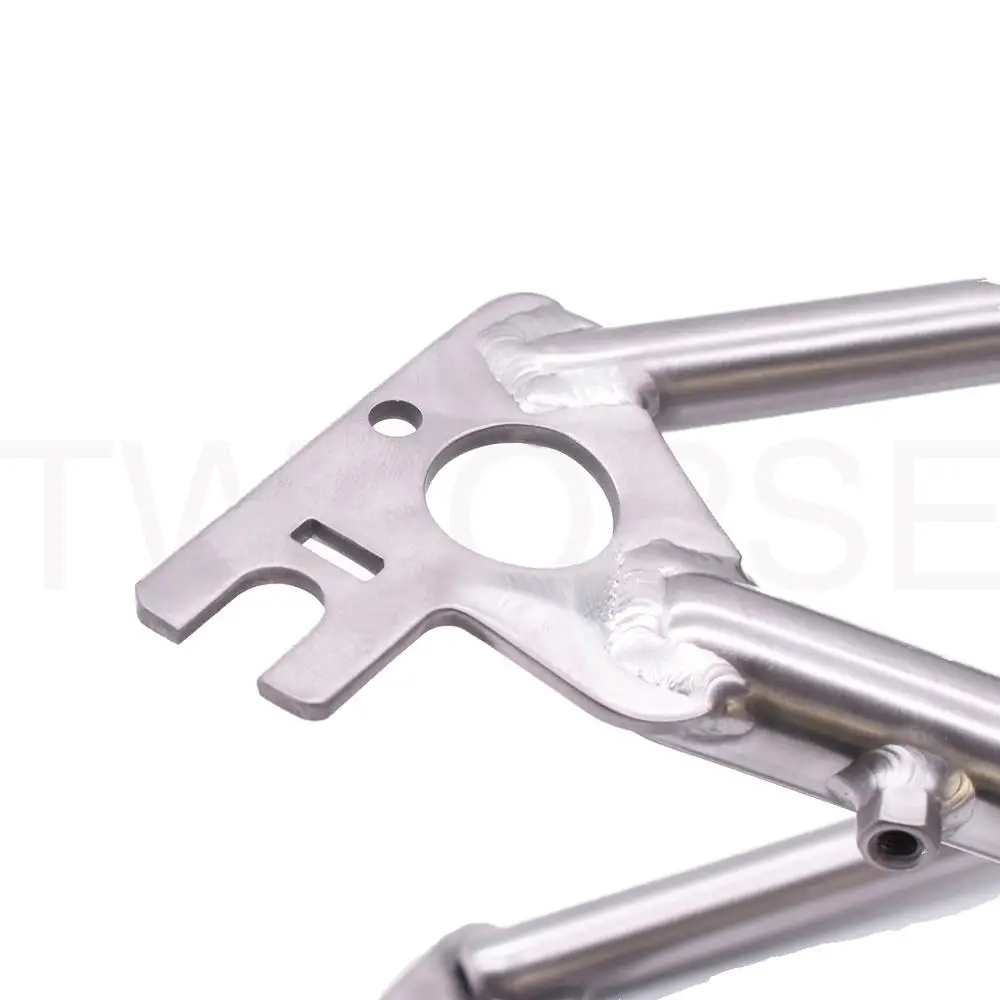 Велосипедная вилка TWTOPSE титановая для Brompton 1/2 &quotлегкая 16&quot передняя и