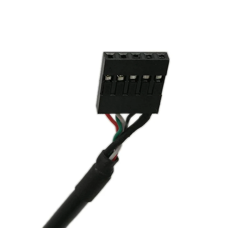 USB 2,0 Тип B штекер для Dupont 5 Pin клемма женского типа материнская плата кабель шнур(50 см