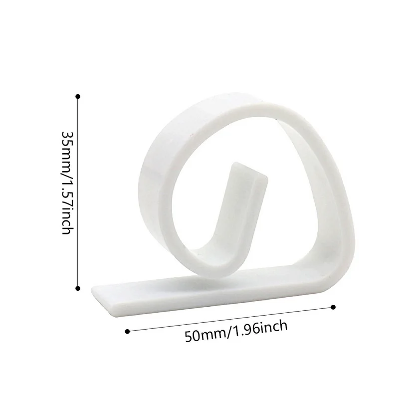 4PCS White Plastic Table Cover Holder Tablecloth Clip Cloth Clamps Home Picnic Clamp Fixed Accessory Tools