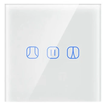 

Smart Curtain Switch Euro Panel Mobile Phone Remote Control Wifi Voice Control Curtain Motor