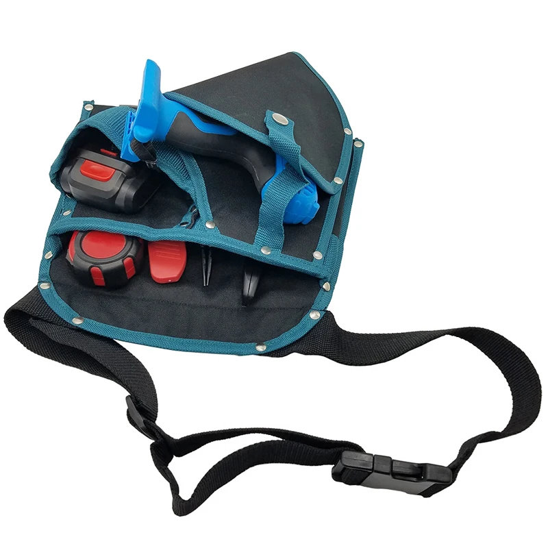 600D Oxford Cloth Simple Tool Kit Hardware Tool Kit Electrical Work Bag Wear-resistant Portable Messenger Tool Bag