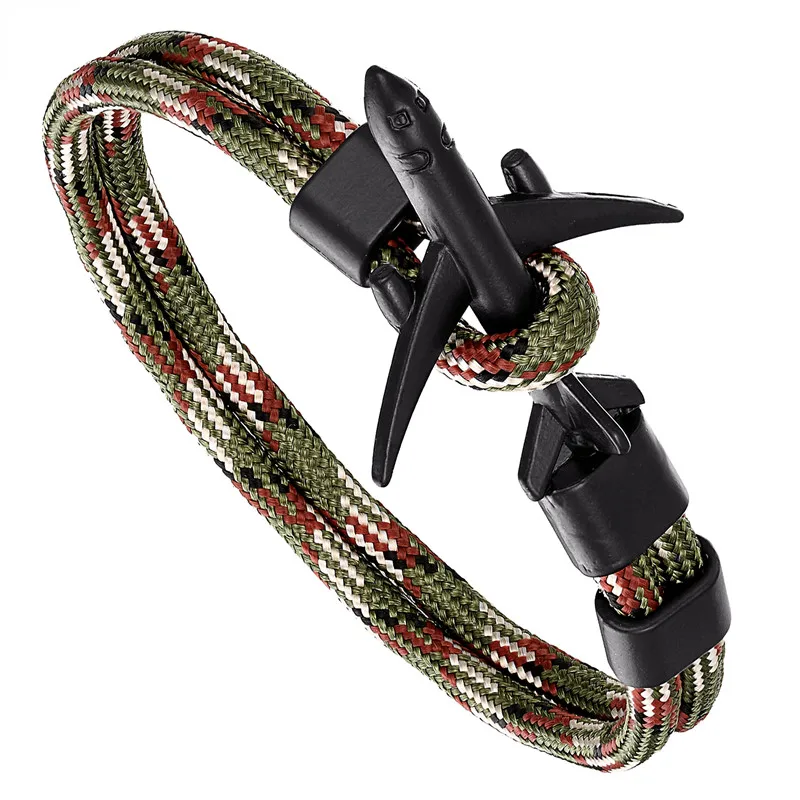 Airplane paracord bracelet Jet Set Generation