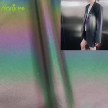 1,3 м* 1 м полиэфирная отражающая ткань цветная односторонняя цветная пуховая ветрозащитная ткань