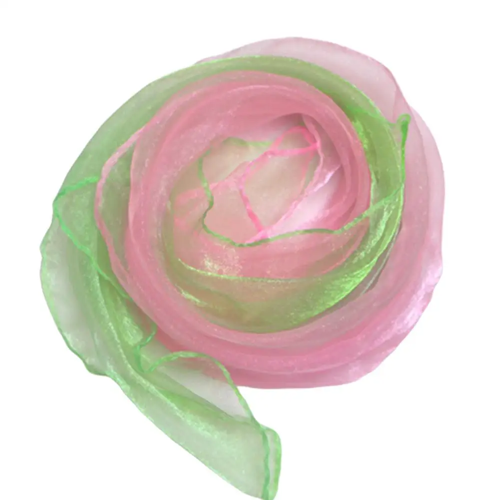 Темно-синий HiMISS 20 Pieces Solid Color Gradient Color Silk Scarf Dancing Performance Dedicated Colorful Shawl Square Scarf - Цвет: Темно-синий