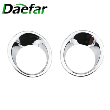 

Abs Chrome Car Front Fog Lamps Cover Fog Lights Trim Covers Fog Light Lamp Sticker for Toyota Fortuner 2016 2017 2018