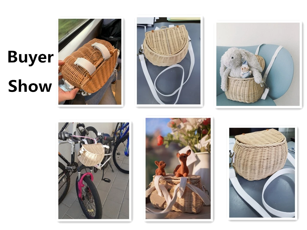 Корзина для велосипеда, корзина для велосипеда, Детский рюкзак, велосипед, трехколесный скутер, Товары для детей, искусственная плетеная корзина, детский велосипед