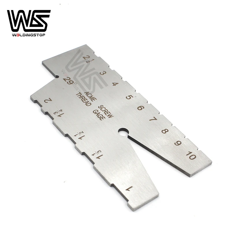 29 Degree Acme Screw Thread Gauge Gage Grinding Welding Ruler Measuring Tool