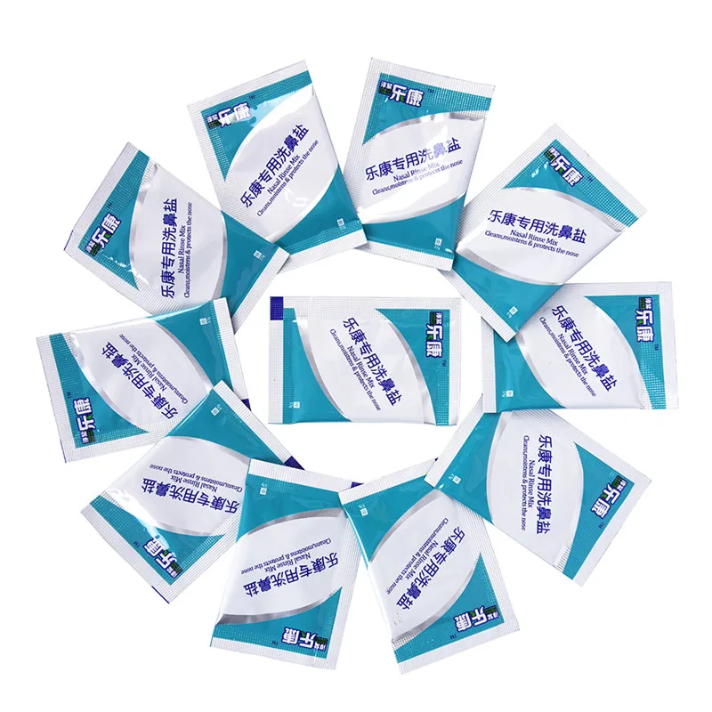 15pcs Nasal Salts Nasal Rinse Wash Nasal Salt For Cleans Moistens & Care Wash Cleaner