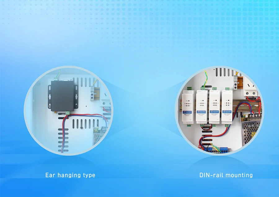  features of DIN-rail RS485 serial to Ethernet converter