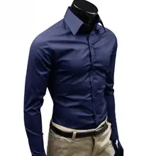 Английский стиль, деловая рубашка, подходит для мужчин с длинными рукавами, Высококачественная хлопковая повседневная одежда для похудения, подходит для мужских рубашек