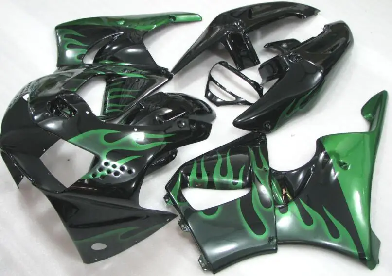 

New Complete Motorcycle Fairing Kit For Honda CBR919RR CBR900RR 919 1998 1999 98 99 919RR Fairings ABS Plastic Green Flame