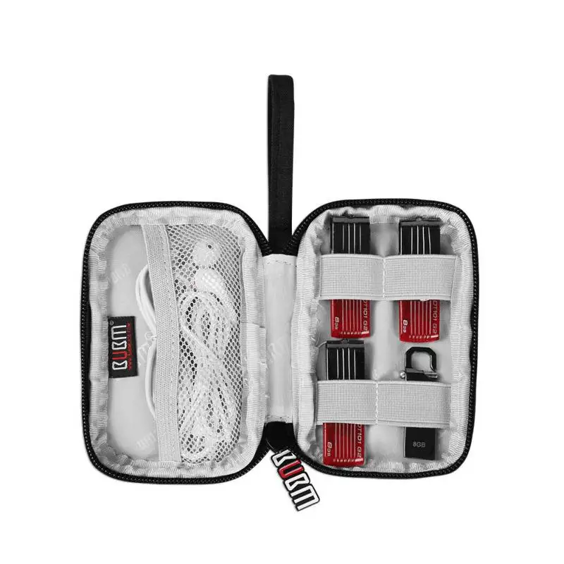 Новейший BUBM Дорожный Чехол для переноски для небольшой электроники и аксессуаров наушники/кабели сменный Кошелек Дорожная сумка