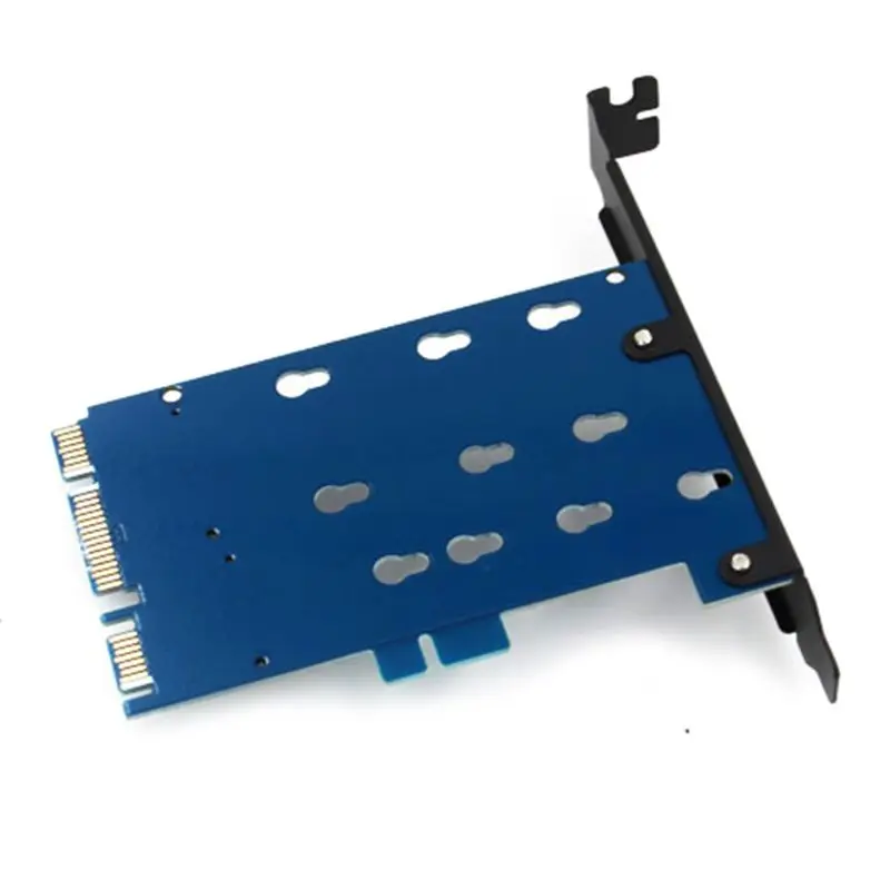 Прочный двойной интерфейс M.2 NGFF в SATA и mSATA в SATA3 адаптер с дополнительным SSD адаптером