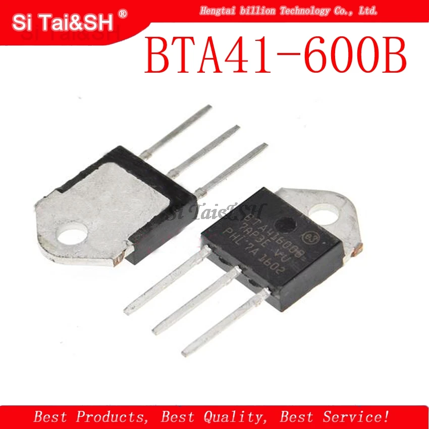 2 шт. / Лот BTA41-600B BTA41600B BTA41 симисторы 40 ампер 600 вольт TO-3P новый оригинальный |