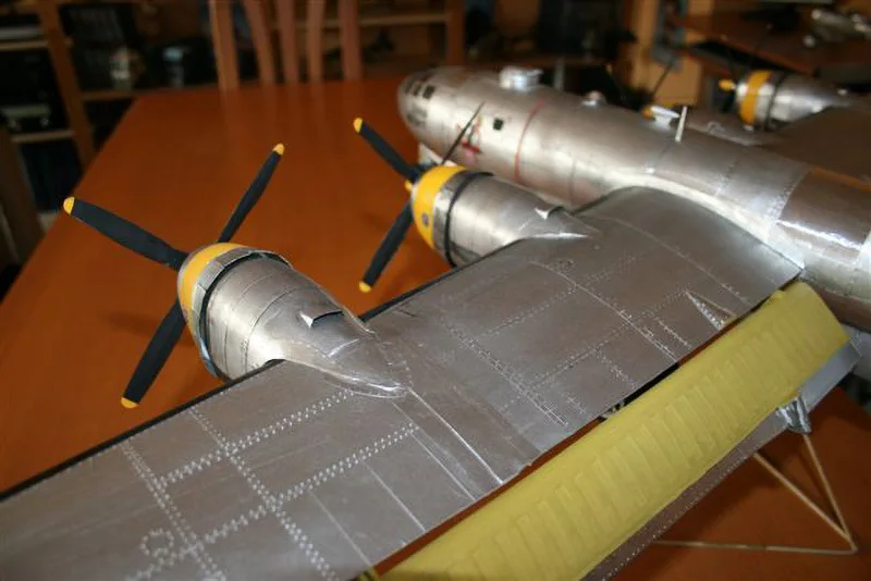 1:47 Американский B29 супер Air Fortress Bomber Бумажная модель самолета Модель армейский особняк DIY ручной работы бумажная Ремесленная игрушка