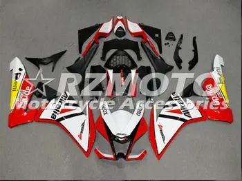 

4 Gifts New ABS Injection Mold Full Fairing kit Fit for Aprilia RSV4 1000 2009-2014 09 10 11 12 13 14 Set custom red white