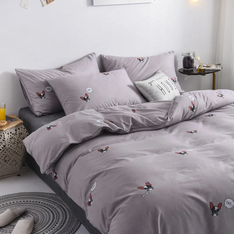 

Quilt Cover Sheet Covers Personalized Fashion Quilt Three-Piece Set Single-Style Beddings