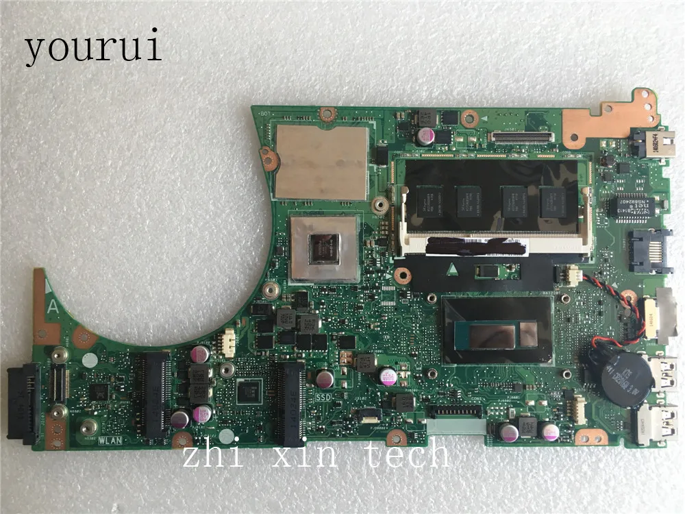 

yourui For ASUS S551LN Laptopmotherboard REV 2.2 DDR3 with i5-4200u CPU Test work perfect