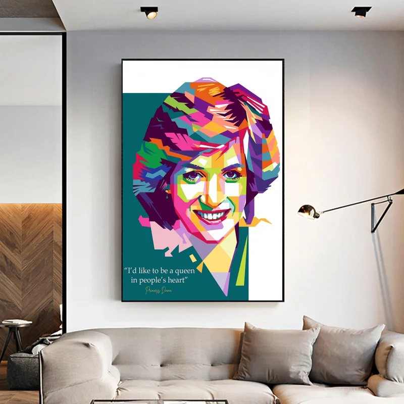 Постер Lady Diana Картина на холсте настенное искусство картина для гостиной