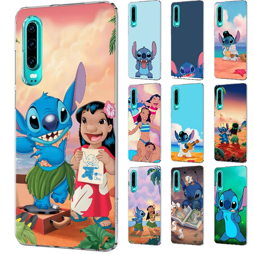 Мобильный чехол для телефона Honor 6A 6C 7A 7X8 8X 8C 9 9X10 20 Lite Pro Твердый LILO AND STITCH Shell |
