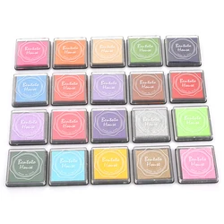 Tampons encreurs multicolores, 20 pièces, tampons encreurs, tampons encreurs, pour artisanat, bricolage, Scrapbooking, peinture au doigt 